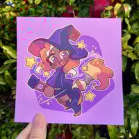 Image 1 of witchy inkbrush print