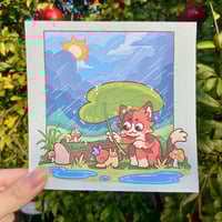 Image 2 of rainy tangy mini print