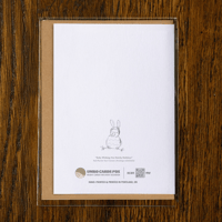 Image 2 of "Ruby Wishing You Hatchy Holidays" (4x6 blank greeting card)