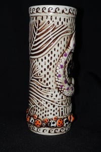 Image 2 of Re-Glazed Black hair RumHaven mug for Halloween!