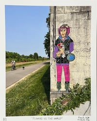 Image 1 of Flowers vs the World print