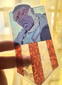 Image 2 of Clear Captain America Sticker