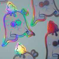 Image 3 of Candle Ghostie Sticker