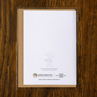 Image 2 of "Chumbo Wishing You Mushy Holidays" (4x6 blank greeting card)