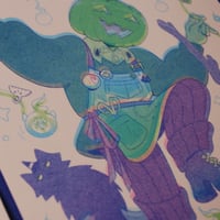 Image 2 of Let's Get Spooky! B-Grade Riso Print