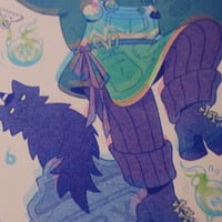 Image 3 of Let's Get Spooky! B-Grade Riso Print