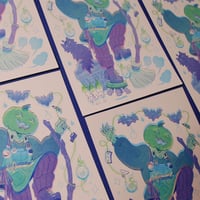 Image 4 of Let's Get Spooky! B-Grade Riso Print