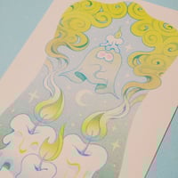 Image 3 of Candle Ghostie Riso Print