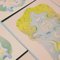 Image 2 of Candle Ghostie Riso Print