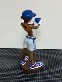 Image 3 of Unique 20" wood sculpture "EIGHTT33N"