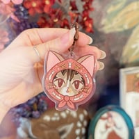 Image 3 of Babushka Style Cat Keychains
