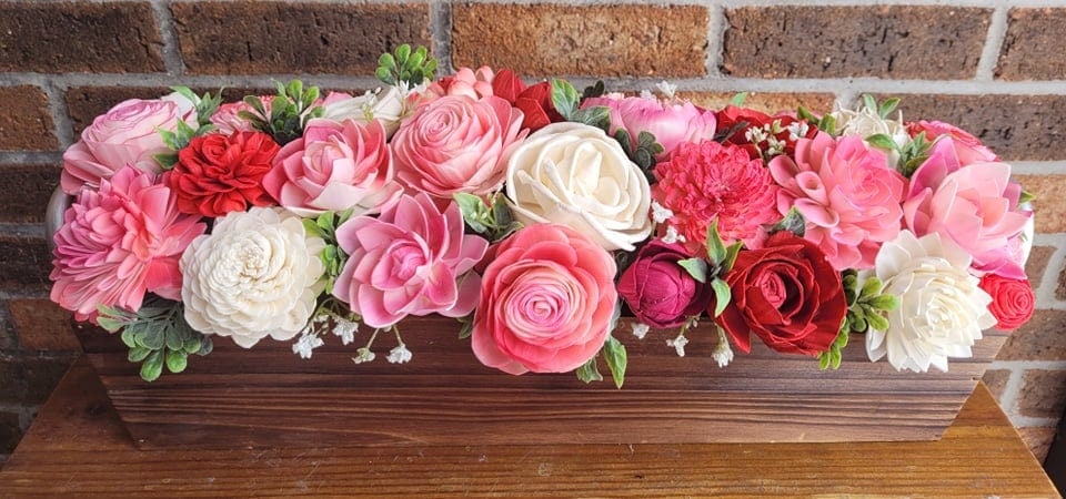 Image of Sola Wood Flower Centerpiece