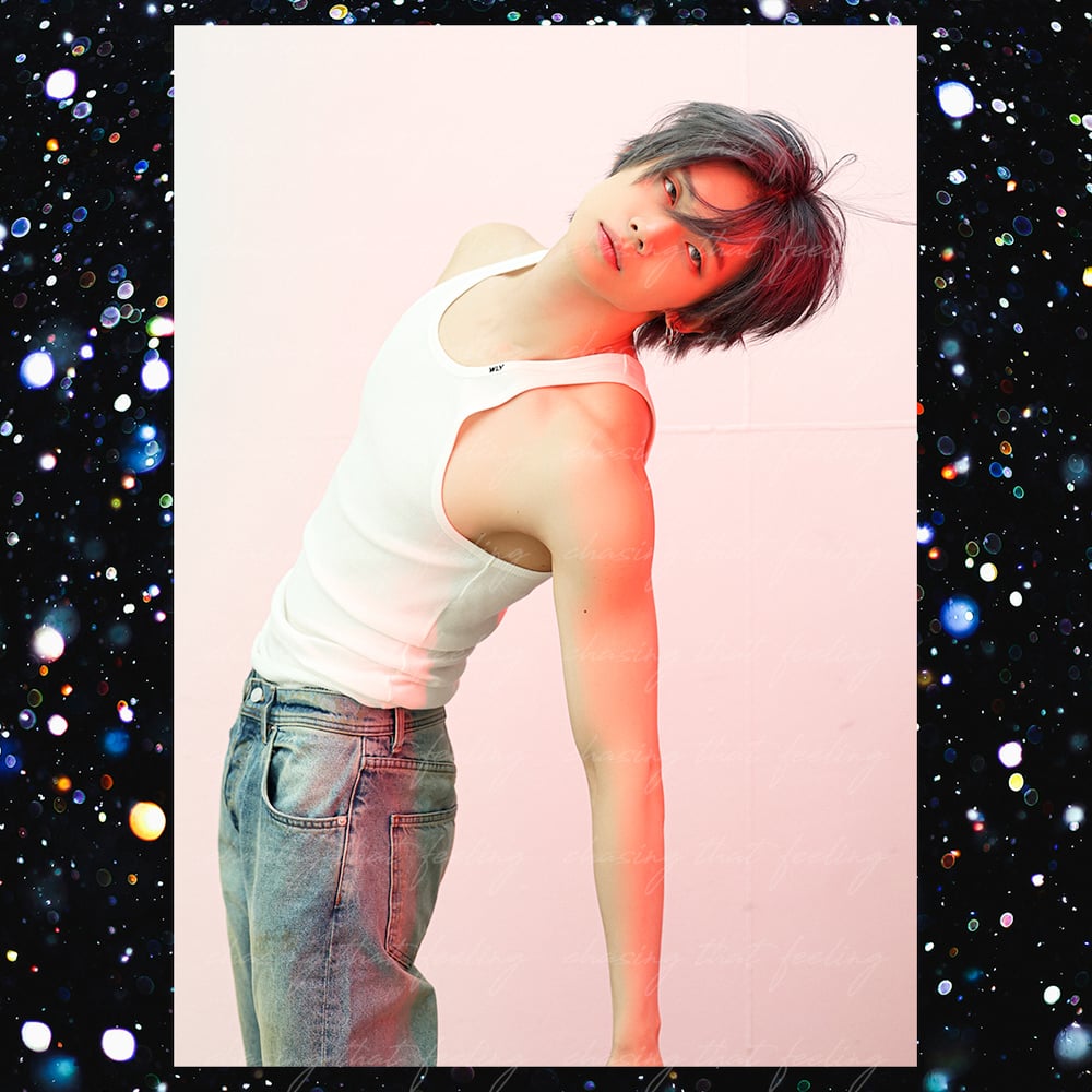 Image of Yeonjun 'No Labels' Jacket Photo Sketch