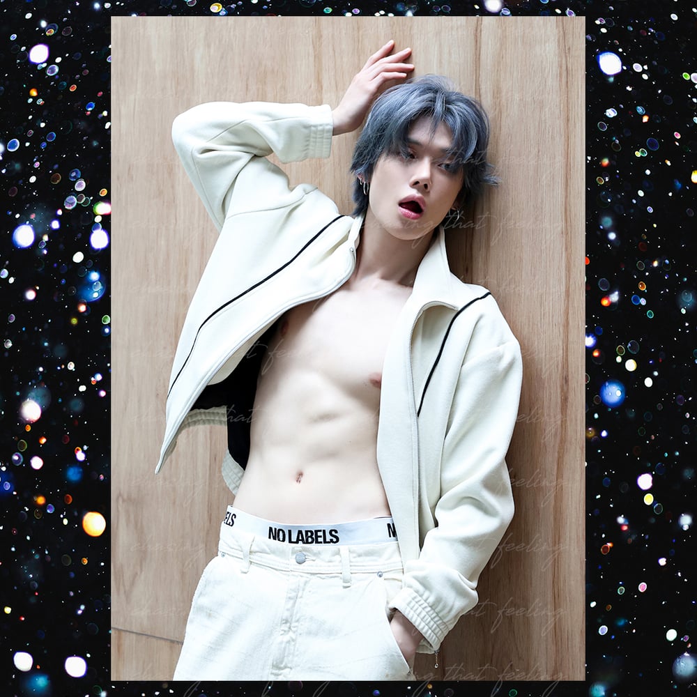 Image of Yeonjun 'No Labels' Jacket Photo Sketch