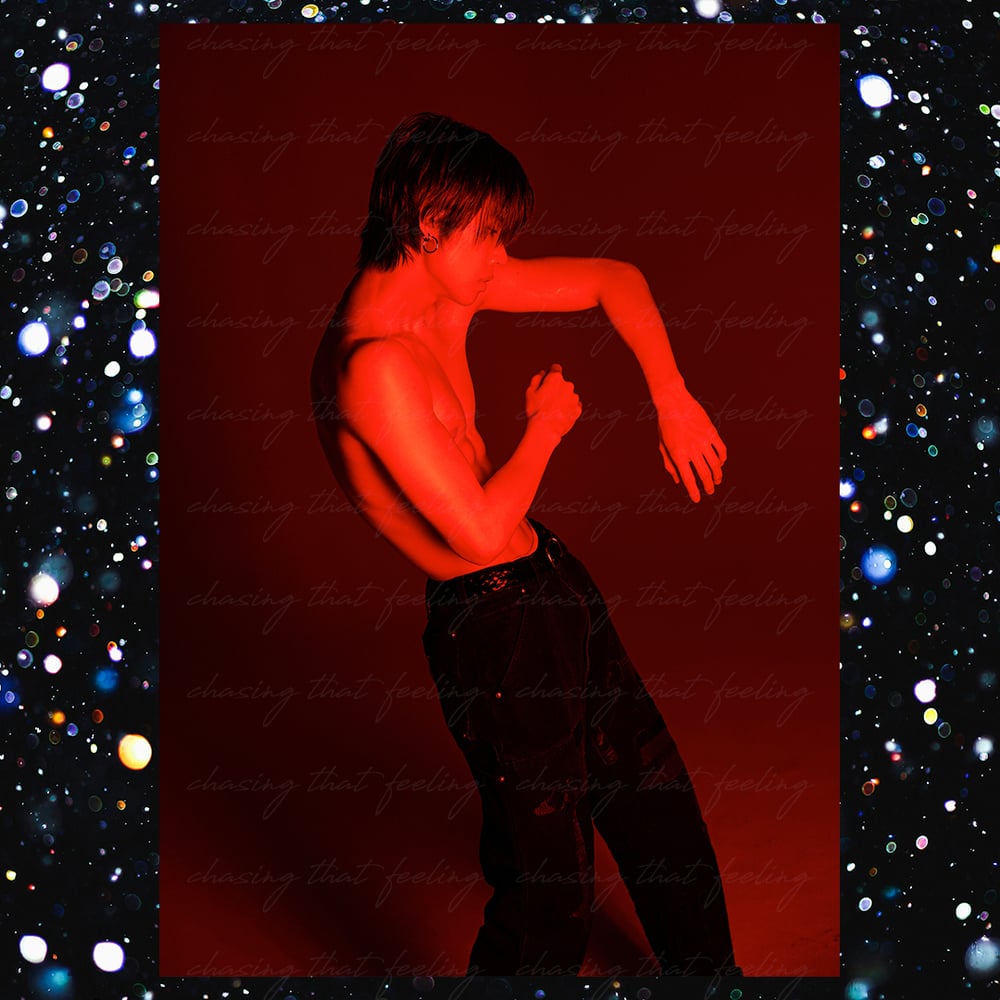 Image of Yeonjun 'No Labels' Jacket Photo Sketch