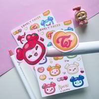 Image 4 of Lovely (TWICE) Sticker Sheets