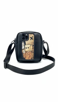 Image 3 of Small Leather unisex travel Bag