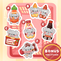 Image 2 of Koala Kondiment Keychains [BLINDBOX]