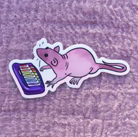 Image 1 of Neil Banging Out the Tunes sticker