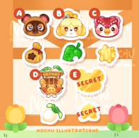 Image 2 of ACNH Cottage Critters Keychains [BLINDBOX]