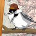 Image of Bearded Chickadee / unframed original painting