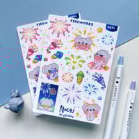 Image 2 of Fireworks Sticker Sheet