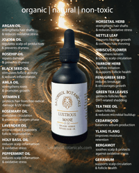 Image 2 of Lustrous Mane Organic Herbal Infused Hair Oil