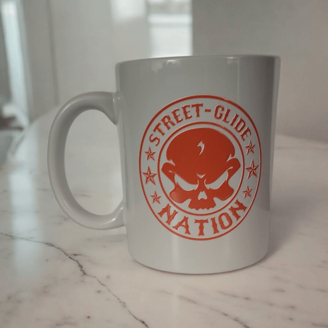 Street Glide Nation Orange Logo Mug