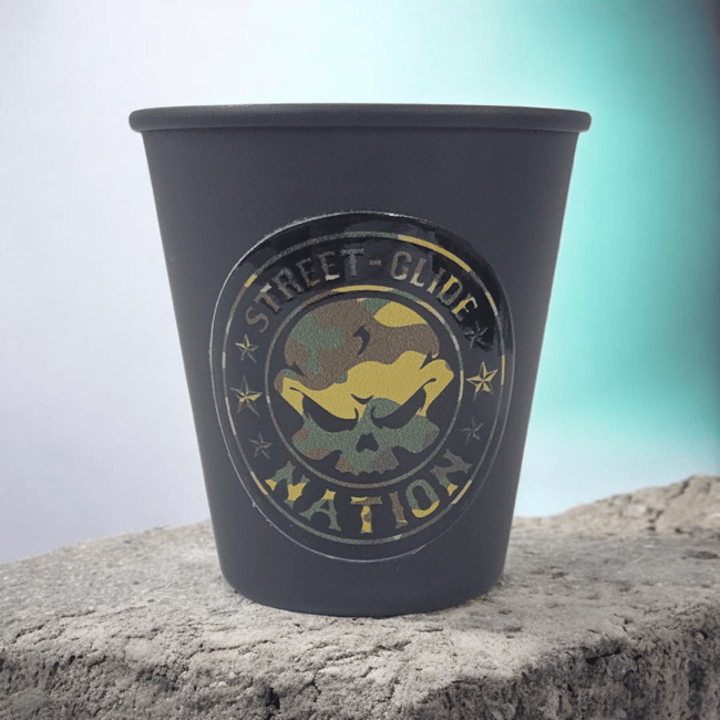 Street Glide Nation Camo Logo Shot Glass