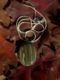 Image 1 of Green Striped Pendant
