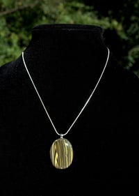 Image 3 of Green Striped Pendant