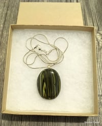 Image 2 of Green Striped Pendant