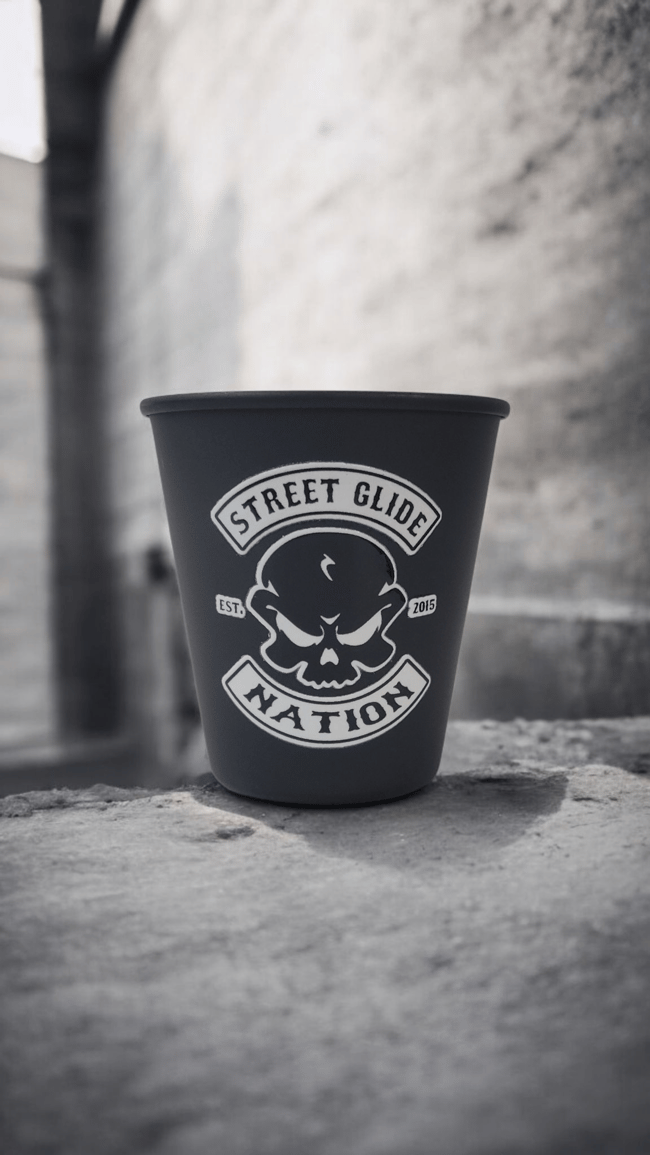 Street Glide Nation Rocker Shot Glass