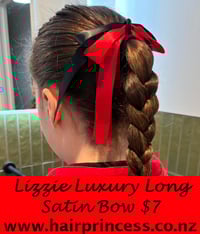 Image 3 of Lizzy Luxury Long satin bow