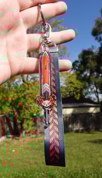 Image 5 of HADES Infernal Arms Sword keychain and lanyard