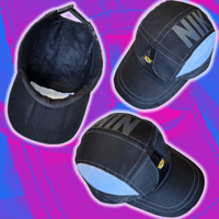 Image 3 of WHITE/BLACK NIKE TN 5 Panel Hat (1/2)