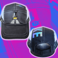 Image 1 of WHITE/BLACK NIKE TN 5 Panel Hat (1/2)