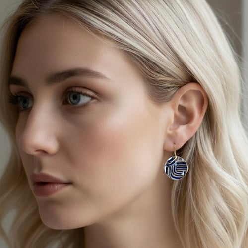 Image of Blue Deco (2.2cm)