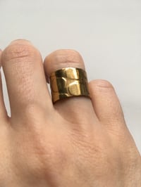 Image 1 of Brass Textured Ring