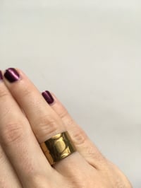 Image 2 of Brass Textured Ring