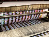 Image 3 of One-off typo letterpress poster #1-089