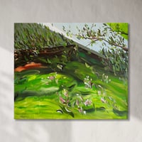 Image 1 of 'Where light takes root' - 100x85cm