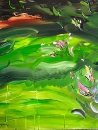 Image 5 of 'Where light takes root' - 100x85cm