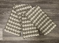 Image 2 of Grey Weave Scarf
