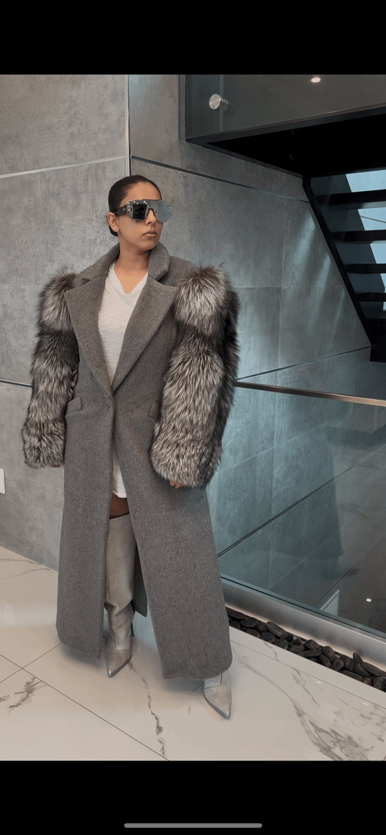 Image of TRINITY FUR TRENCH COAT