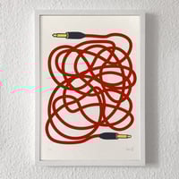 Image 1 of Entangled Jack Cable Red