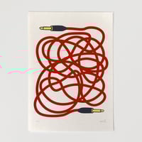 Image 2 of Entangled Jack Cable Red