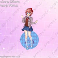 Image 3 of Doki Doki Literature Club Holographic Acrylic Stand