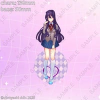 Image 4 of Doki Doki Literature Club Holographic Acrylic Stand