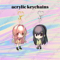 Image 1 of Totono Glitter Acrylic Keychain